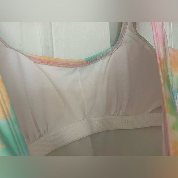 BNWT! STONEY CLOVER LN X TARGET, PASTEL, TIE DYE, CHEEKY, HIGH - LEG, ONE PIECE - Picture 7 of 16